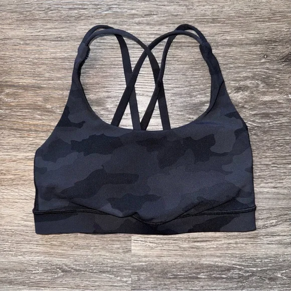 LULULEMON 🍋 Energy Bra Incognito Camo Size 2 - Picture 3 of 5